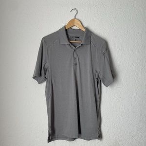 5.11 Helios Short Sleeve Gray Polo Shirt